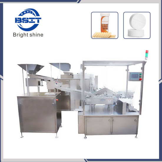 Hot Sale Vitamin C Effervescent Tablet Bottle Packaging Machine with SUS34/SS316 (BSP40A)