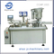 Piston Pump Vial Liquid Filling Stopper Sealing Machine with Rubber Plugging
