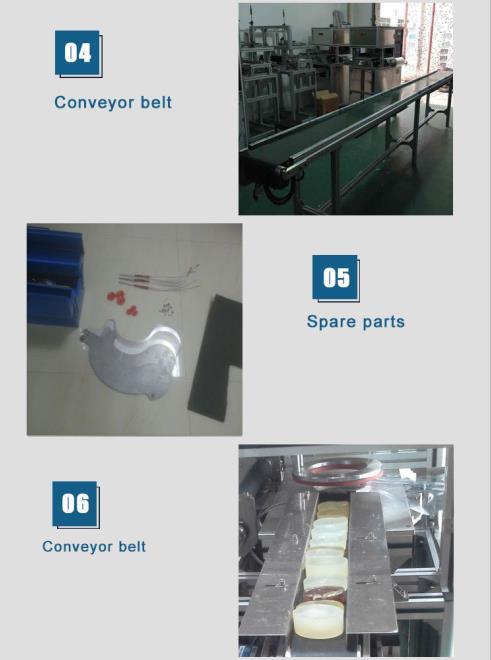 Hot Sale Automatic Soap Film Wrapper Packing Machine with Conveyor Belt