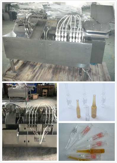 High Speed Factory Price Olive Oil Ampoule Filling and Sealing Machine (8 Heads)