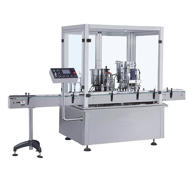 Automatic Eliquid Bottle Filling Capping Labeling Carton Packing Machine