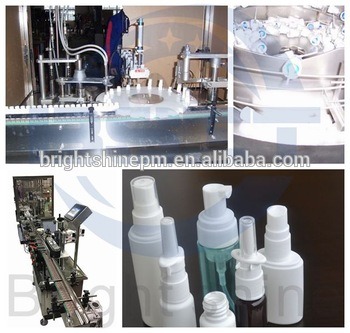 10ml PLC Control Small Plastic Bottle Spray Can Filling Machine with Spare Parts