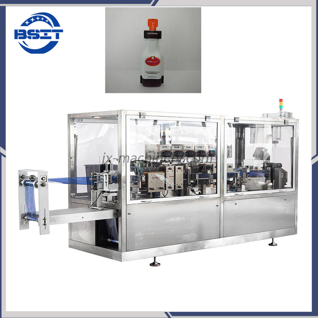 Plastic Ampoule Cosmetics Forming Filling Sealing Packing Machine with add lableing machine (DSM)