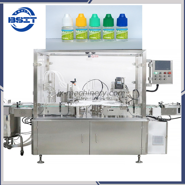 Fully automatic operation high quality e-liquid filling capping machine with 220V 50hz 1P