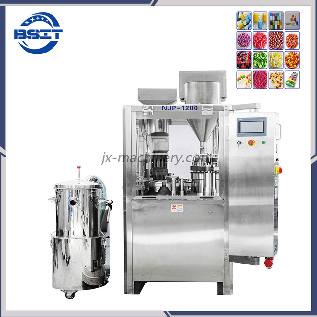 High Speed PLC touch screen Empty Gel Hard Capsule Filler Machine NJP3800 For powder 