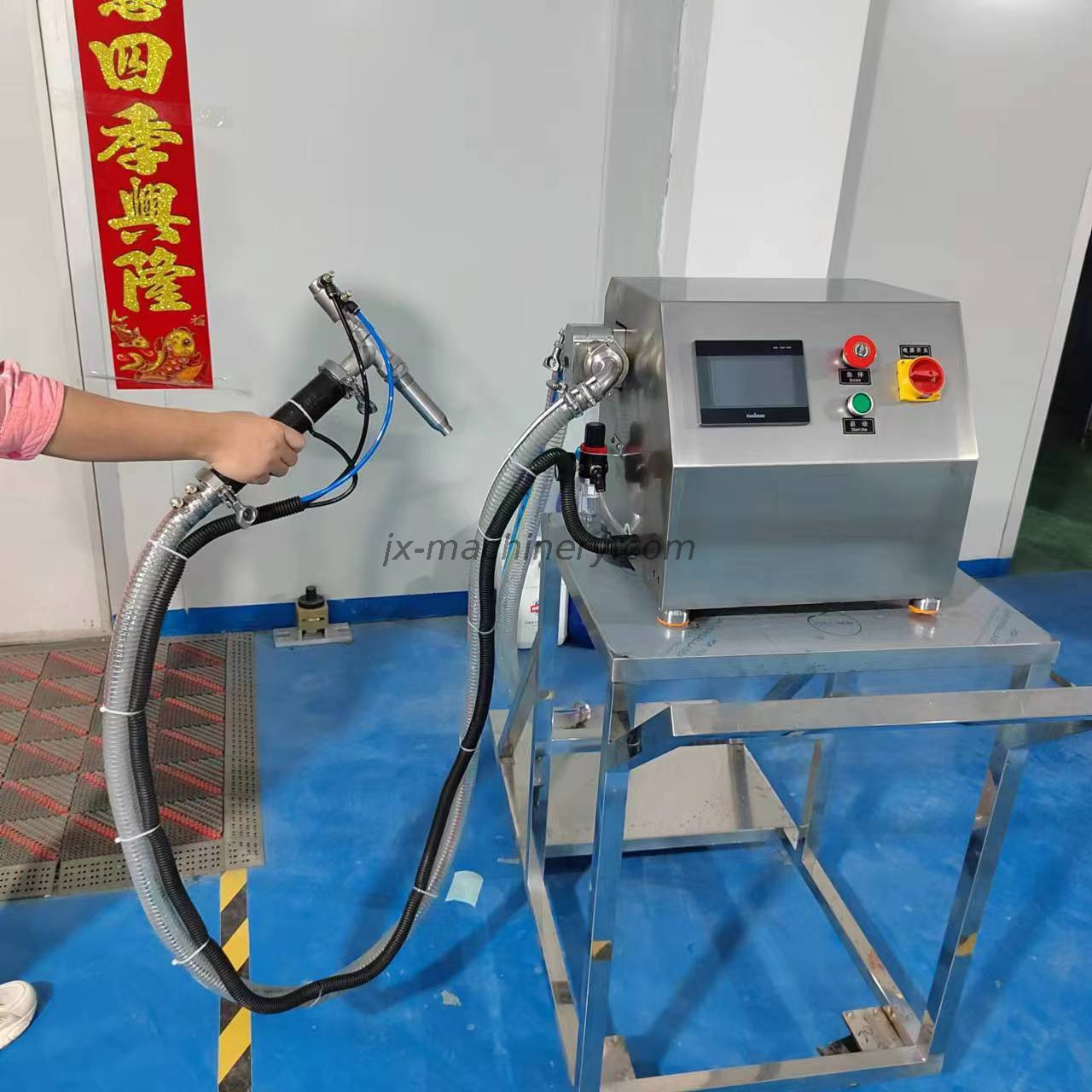 Soap Semi-Auto Liquid Filling Machine 0-9999 grams