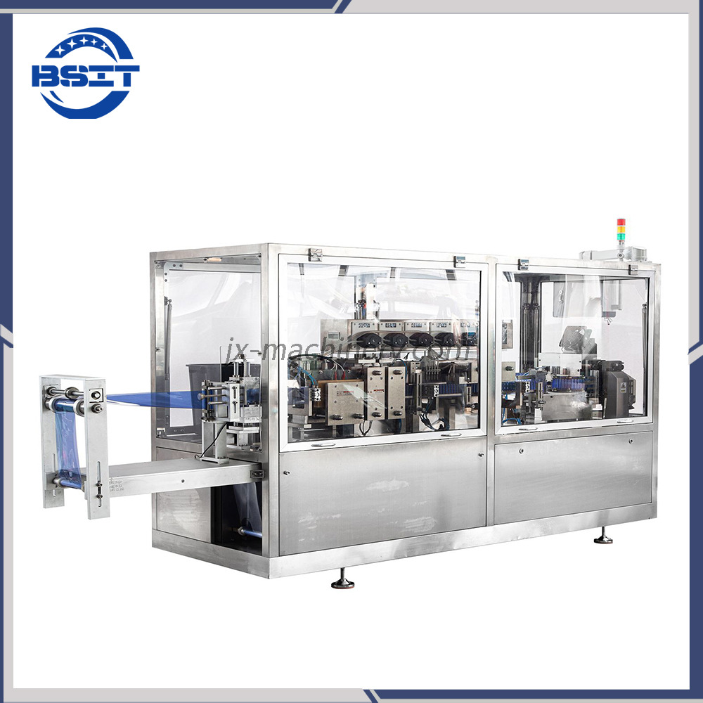 BGS-240-P10 High Speed Plastic Ampoule Filling and Sealing Machine and Labeling Machine