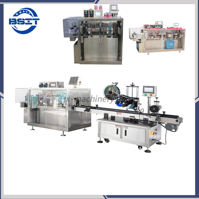 DSM Plastic Ampoule Liquid Electronic Peristaltic Pump And Mechanical Filling Sealing Packing Machine with GMP Standands 